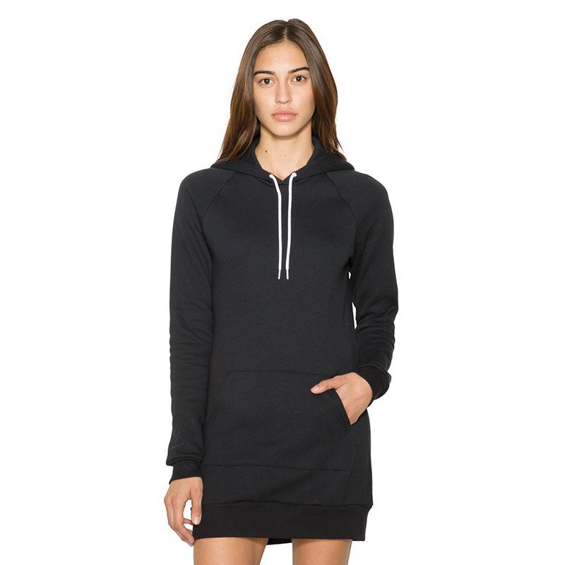 flex fleece hoodie dress